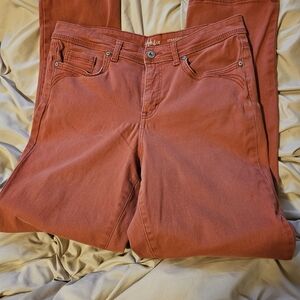 Style & Co. Women's Straight Leg Jeans in Coral